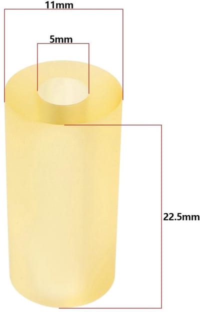 Afrolrol 4 Stuks - Vervangend Onderdeel PA03586-K983 - Compatibel met Fujitsu N1800/S1500/S510 - Rubber - Duurzaam Ontwerp - Printerrollen