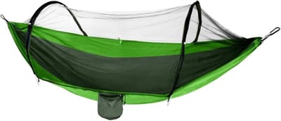 Snelle Hangmat - Kampeerhangmat Klamboe - Outdoor Ontspanning - Snelle Installatie - Dubbel Persoons - Nylon