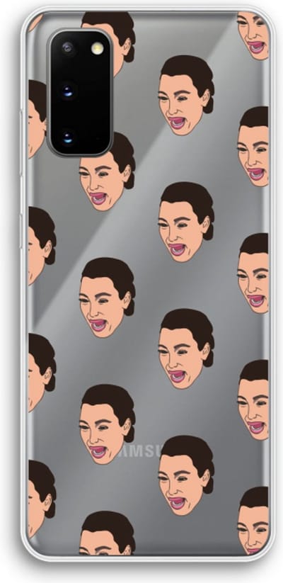 Case Company® - Hoesje geschikt voor Samsung Galaxy S20 hoesje - Ugly Cry Call - Soft Cover Telefoonhoesje - Bescherming aan alle Kanten en Schermrand