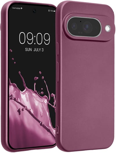 kwmobile metallic telefoonhoesje van TPU - geschikt voor Google Pixel 10 - Flexible case voor smartphone - In metallic lila