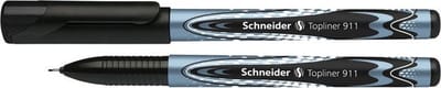 Fineliner schneider topliner 911 0.4mm zwart | 10 stuks