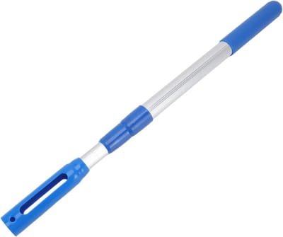 Zwembad Telescoopsteel - Uitschuifbare paal - Zwembad Onderhoud - Verstelbaar 3-sectie ontwerp - 445 tot 1135 cm - Aluminium