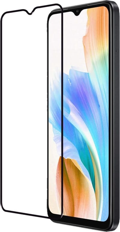 Screenprotector - Geschikt voor OPPO A18 - Full Cover - Gehard Glas - Beschermglas - Tempered Glass - Screen Protector