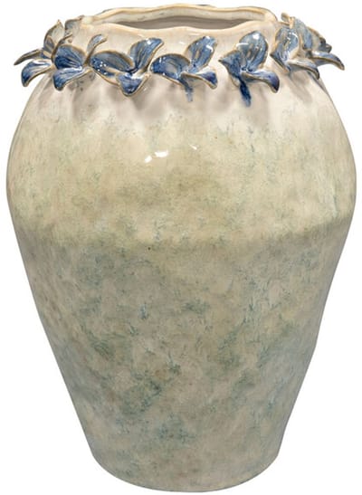 Ter Steege Bloempot Groen-Pastel Groen D 22 cm H 30 cm Opening 10 cm