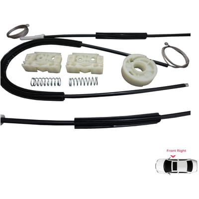 Kit de réparation de lève-vitre électrique BWR981+BWR5158 pour porte avant droite pour Citroën C4 Picasso MK1 UD Grand UA 2006-2013 MPV 9222CT