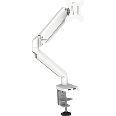 Fellowes Platinum - Monitor Arm - 1 scherm - Tot 8 kg - Tot 32 inch - Gasveer - USB - Wit