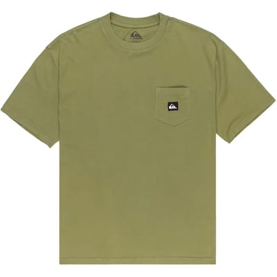 Quiksilver Salt Water Pocket T-shirt Met Korte Mouwen Groen S Man