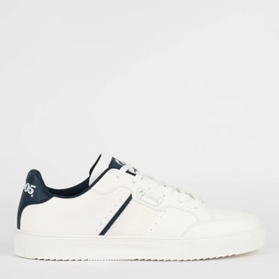 Q1905 Sneaker woerden wit/donkerblauw