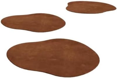 Cortenstaal staptegel - Organische tegel - Tuinpad aanleggen - Duurzaam materiaal - 50x50cm - Roestkleur