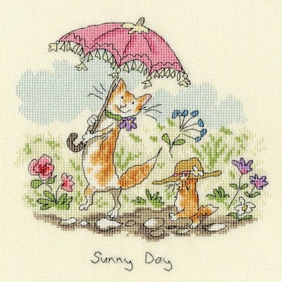 Borduurpakket Bebunni - zonnige dag Bothy Threads xaj7