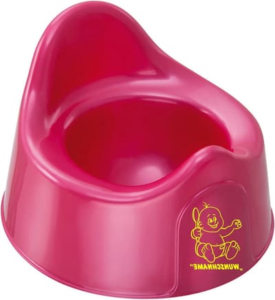 Babypotje met naam - Potje zindelijkheid - Zindelijkheidstraining thuis - Persoonlijke tekst naar keuze - Standaard maat - Roze