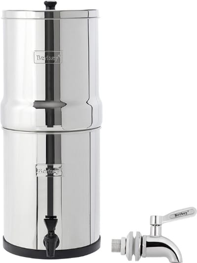 Travel Berkey® 5.6l + Berkey RVS kraantje