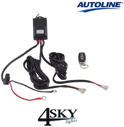 4SKY Lights - Kabelboom - met afstandsbediening - 30A - Voor Ledbar en werklamp 12V
