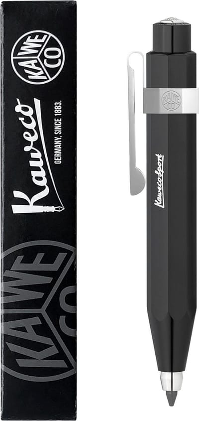 Kaweco - Vulpotlood - 3,2 - Sport Skyline Black - 8 Shape Clip Chrome