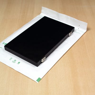 Raadhuis luchtkussenenvelop - 320x455mm - I19 - met plakstrip - wit - 50 stuks