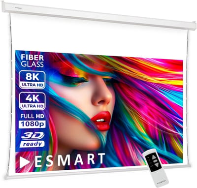 Elektrisch Projectiescherm Akoestisch Tension 160x90 cm (72") 16:9 | Geschikt voor 8K, 4K & Thuisbioscoop met Afstandsbediening