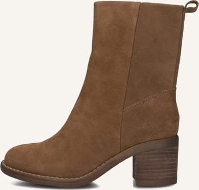 BLASZ Shn2581-09 Enkellaarsjes - Enkelboots met rits - Dames - Bruin - Maat 37