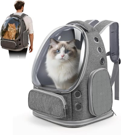 Transparante Huisdier Rugzak voor Katten en Kleine Hondjes tot 5 kg Reizen
