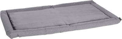 Hondenkussen – Benchkussen – Hanka Rechthoekig Grijs – extra zacht hondenkussen voor hondenbench – XXL – 116cm