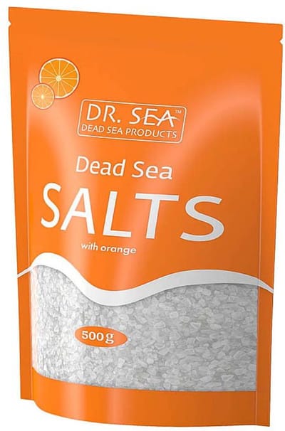 DR SEA - Dode zee Badzout - Sinaasappel - ontgift de huid - tonifieert - detox 500g