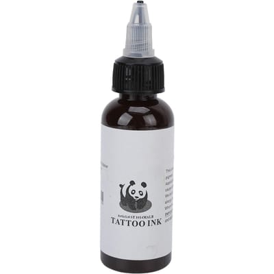 Encre de tatouage Coloration facile Proportion précise Respectueux de la peau Pigment de tatouage pour salons de tatouage 60 ml Dark Chocolate