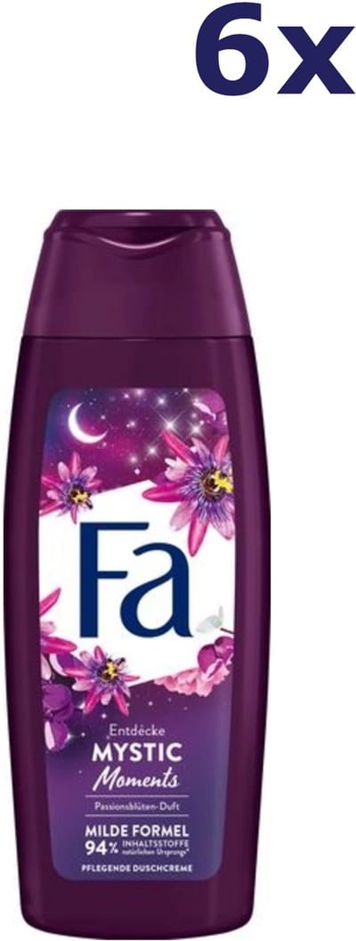 6x Fa shower 250ml Mystic Moments