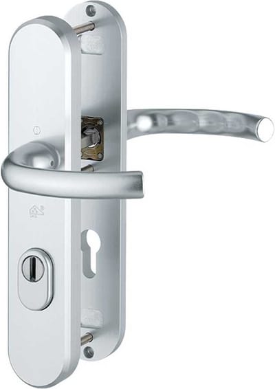 Hoppe London veiligheidsbeslag recht kruk/kruk SKG*** F1 PC72 113/2236ZA/2214 deurdikte 35-45 met kerntrekbeveiliging