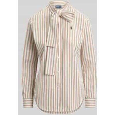 Slim fit overhemdblouse van puur katoen