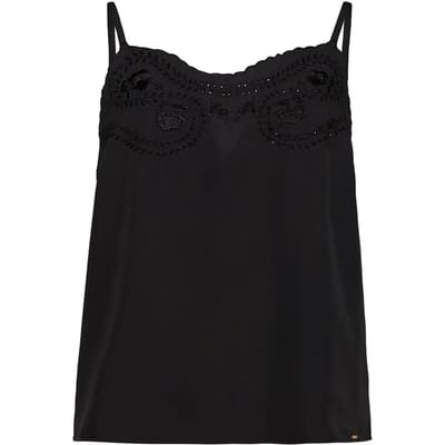 Superdry Studios Upspec Cami Mouwloze Blouse Zwart 2XS Vrouw