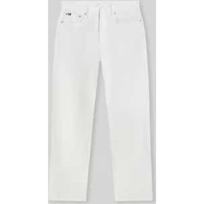 straight fit jeans van puur katoen in 5-pocket-design