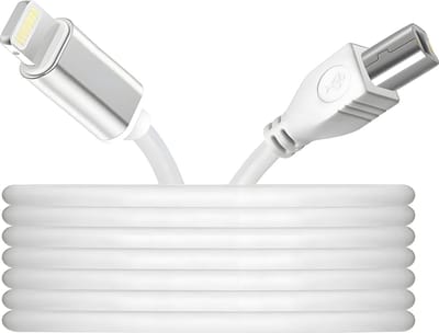MIDI Kabel 3 Meter - Geschikt voor Lightning naar USB 2.0 Kabel - Geschikt voor Apple iPad, iPhone, FL Studio, Adobe Audition, YahamaDAC, Versterker, Toetsenbord, Mixer
