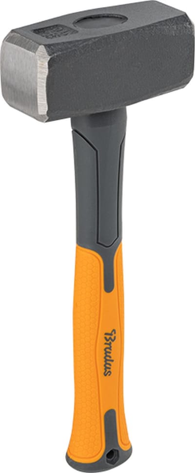 Bradas Steenhamer – 2000 g Kop – 2217 g Totaal – 29 cm – Fiberglas Handvat – Antislip Greep