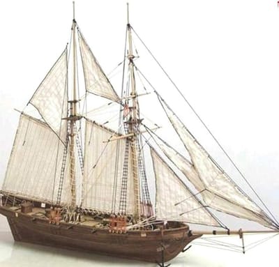DIY Houten Zeilboot Model Kit voor Volwassenen en Kinderen - Schaalmodel Decoratie en Bouwset voor Maritieme Liefhebbers