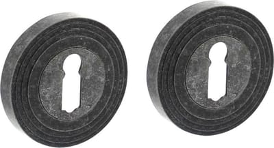 Intersteel Rozet met sleutelgat ø55x10 mm oud grijs