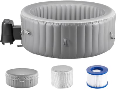 Innovastore Opblaasbare Jacuzzi - Jacuzzi - Hottub - Opblaasbaar Bubbelbad - Opblaasbare spa-hottub - 180cm - 4 personen
