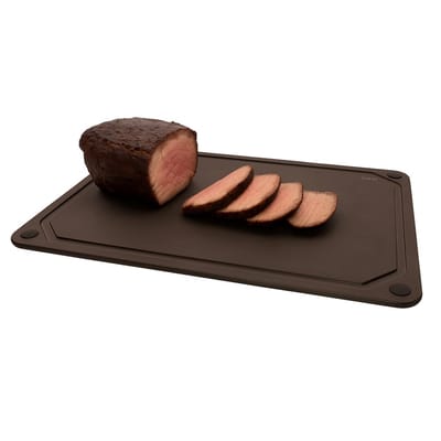Point-Virgule - Snijplank - Met sapgeul - Houtvezel - Zwart - 44x32.5x0.6cm