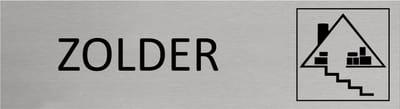 CombiCraft Aluminium deurbordje Zolder 165x45mm - per stuk