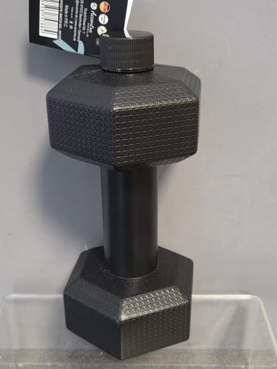 grappig geschenk voor mannen - douche gel - hair & body - fitnes halter - cool mint & lime - verjaardag - vader dag - leuk kado - kerst
