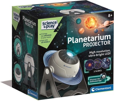 Clementoni Wetenschap & Spel - Planetarium Projector - STEM speelgoed - Planeten en sterren bewonderen - Vanaf 8 jaar