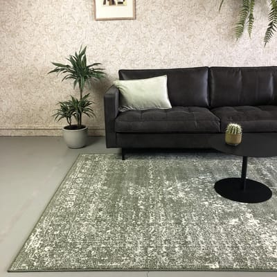 Vintage Vloerkleed Bloom - Groen - EVA Interior - 80 x 150 - (XS)