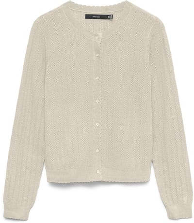 VERO MODA - VMNEWLEX POINTELLE LS O-N CARDIGAN - Dames - Cardigans
