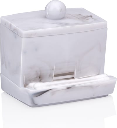 Edco Wattenschijfjes organizer/opberger - 9 x 7 x 8 cm - marmer look