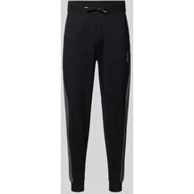 Relaxed fit sweatpants met labelprint