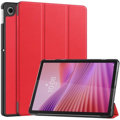 Coverup Tablethoes geschikt voor Lenovo Tab 10.1 TB311FU Hoesje - Tri-Fold Book Case met Wake/Sleep - Rood