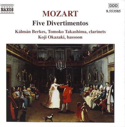 Kálmán Berkes, Tokomo Takashima, Koji Okazaki - Mozart: Five Divertimentos (CD)