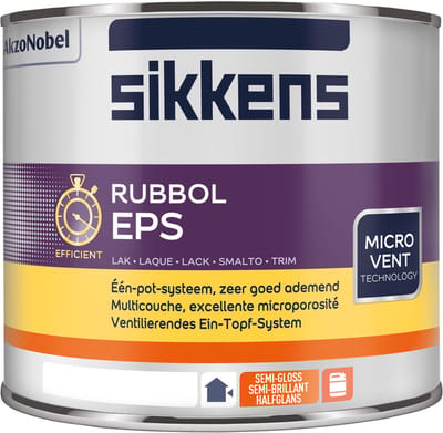 Sikkens Rubbol EPS Wit - 2,5 liter op kleur- Beits - Dekkend - Buiten - Glans -