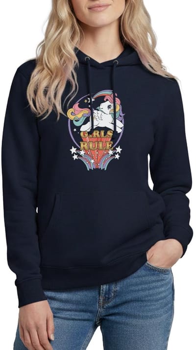 My Little Pony Retro Girls Rule Statement Hoodie Dames