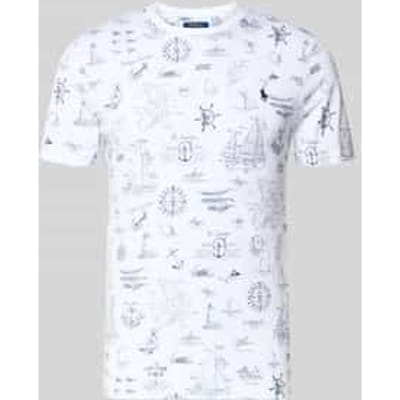 slim fit T-shirt van puur katoen
