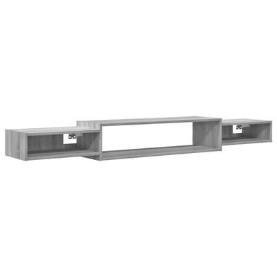 vidaXL - Wand - gemonteerd - TV - Kast - Muurmontage - Grijs - Sonoma