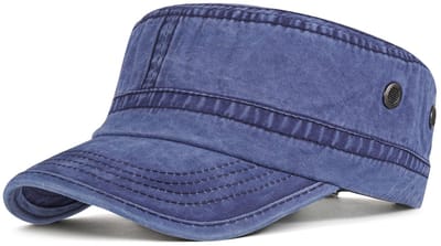 Army Cap 100% katoen, militaire pet voor heren en dames, verstelbare kleppet, platte top, zonnebescherming, baseballpet, veldmuts, outdoor-activiteiten